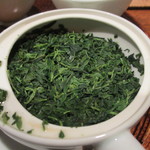 一保堂茶舗 喫茶室 嘉木 - 5杯飲んだ後の茶葉の状態