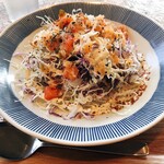 ロハスカフェARIAKE - 雑穀米と自家製サルサのタコス