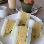 洋食屋テルミーヌ - サンドイッチ＋サラダ　¥0