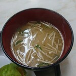 大衆食堂ちとせ - 味噌汁