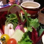 16721085 - 京野菜と緑黄色野菜のバーニャカウダ―