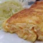 ときわ食堂 - 玉子焼きの表情。