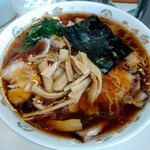 青島食堂 - チャーシュー大盛　メンマ