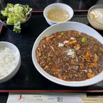 中国料理 四川屋 一創 - ハシゴ飯したいので、ご飯少な目にしました。