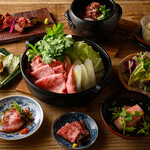 Kagurazaka Irori Nikuyorozu - 肉よろず焼きすきコース