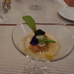 ビストロ ダイア - 口取りの金時人参のムースと海老のタルタル