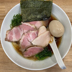 中華そば きなり - 味玉 肉増し醤油 