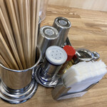 中華そば きなり - 卓上