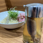 中華そば 西川 - 味付き替え玉　　　250円
      