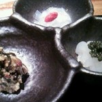 華丸吉日 - 珍味三種盛り