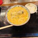 丸亀製麺 - 牡蠣たまあんかけうどん　６９０円