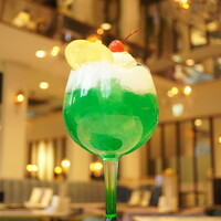 Japanese melon soda Float