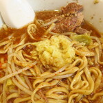 ラーメン二郎 - ここでショウガ混合～♪
