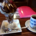 雪詩慕雲 - チョコレートパフェ、雪詩慕雲ブレンド