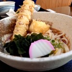 手打うどん わか竹 - ちく玉天ぶっかけうどん