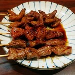 木村家 - もつ焼盛合せ(タレ) 