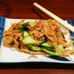 木村家 - もつきゅうり和え