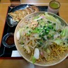 Nagasaki champontakahashi - 九州皿うどん(細揚げメン) とぎょうざ