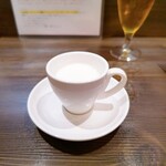 創作イタリアン Gemelli - お店からのアミューズ ホッとして仕事から完全離脱モードへ