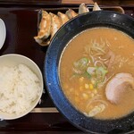 Dem Maru - 濃厚味噌らーめん+Bセット…税込810円