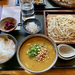 くりもと - カレーつけ麺(そば)