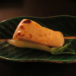 マナガツオに青味大根を添えて