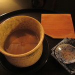 招福樓 - 白子とねぎのかぶら蒸し雪仕立て