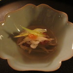 招福樓 - 白魚にフキ