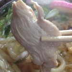 福栄食堂 - 鶏肉大きい