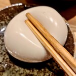 中華蕎麦 とみ田 - 煮卵接写