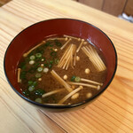 彦寿し - 味噌汁