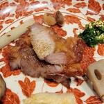 日本料理 研野 - 八丁味噌で味付けした叉焼