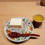 日本料理 研野 - 甘味は杏仁豆腐、はっさく