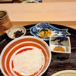 日本料理 研野 - ご飯のお供３品