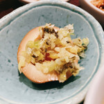 三希房 - ランチ前菜(味玉)