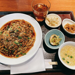 Sanki bou - 汁なしタンタン麺セット