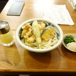 しんぺいうどん - とり天ぶっかけ（温）