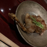 銀座 しのはら - 鶉の焼き物