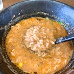 麺処 ごまや - ぷーすーに白飯ドボン❣️これが堪らなく旨いのよ！銀歯取れたけど…