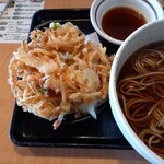 久兵衛屋 - 海老のかき揚げそば