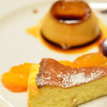 TRATTORIA Ca del TOMO - トルタの付け合わせは温かいみかん