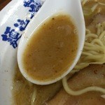 麺や 葵 - 濃厚な魚介味のとろ～りスープ！