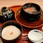 馬車道 大かわ - 鱈白子のてっちり蒸