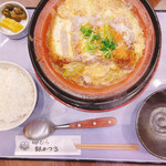 田むら 銀かつ亭 - 料理写真:豆腐かつ煮定食