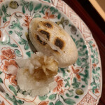 銀座 しのはら - 餅。唐墨入り