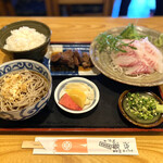 そば処 磐石 - 料理写真:・真鯛の刺身セット 1,780円/税込