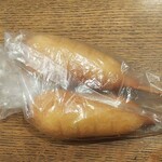 ディオ - アメリカンドッグ (税抜)47円×2本 購入時状態 (2022.01.28)