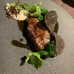 sincere - 京都七谷鴨　藁で燻して芽キャベツ、根パセリ