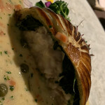 sincere - 函館産白子、パイ包み。ノイリーソース