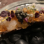 sincere - 伊勢海老のタルタル、コンソメジュレ